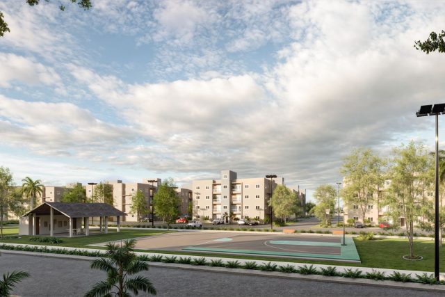 PROYECTO DE APARTAMENTOS FRENTE A LA CIUDAD JUAN BOSH, SANTO DOMINGO ESTE, APLICA BONO PRIMERA VIVIENDA Y BONO ITBIS
